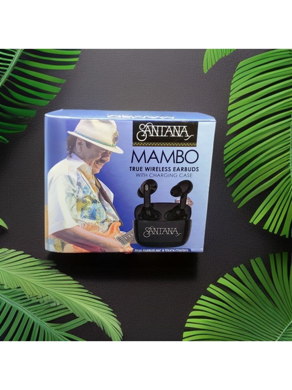 BLUETOOTH EARBUDS BY CARLOS SANTANA "MAMBO" TRUE WIRELESS WITH CHARGING CASE